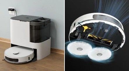 Smart robot stofzuiger met wasbaar filter en TUYA APP voor moeiteloos schoonmaken