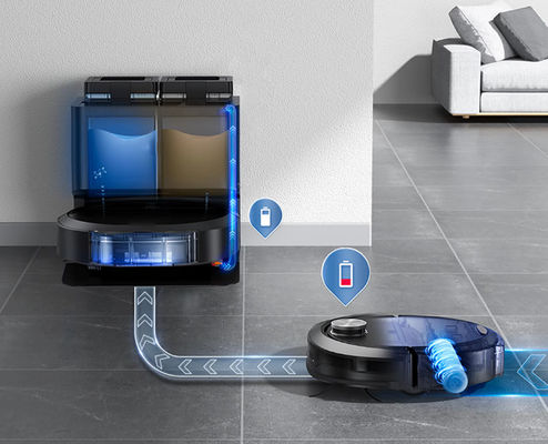 Cyclone Sweep Pro Floor Vacuum Robot met cyclonische zuig- en vegfuncties