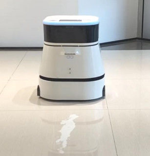 Hoge schoonmaak snelheid commerciële robot vloerpoeder stofzuiger met planning