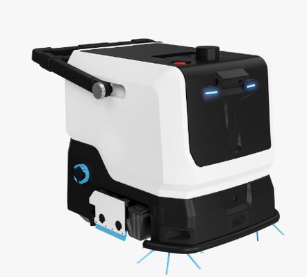 Commerciële robotvloerreiniger met ontladingswater van het basisstation