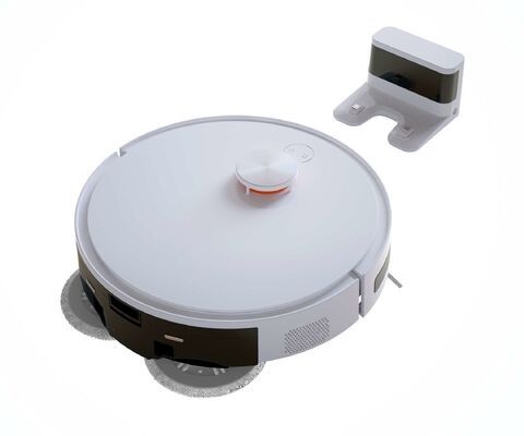Robot stofzuiger met spinnemop diepe schoon vloer