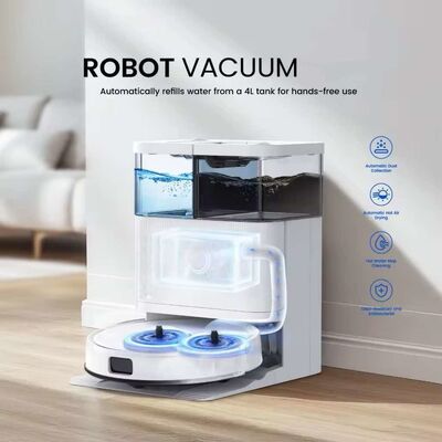 Batterie-aangedreven robot stofzuiger met obstakel detectie zelf mop OEM