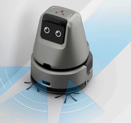 Commerciële robotvloerreiniger met ontladingswater van het basisstation
