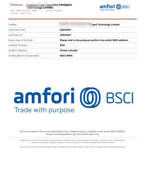 China Shenzhen Globabot Facotry certificaten